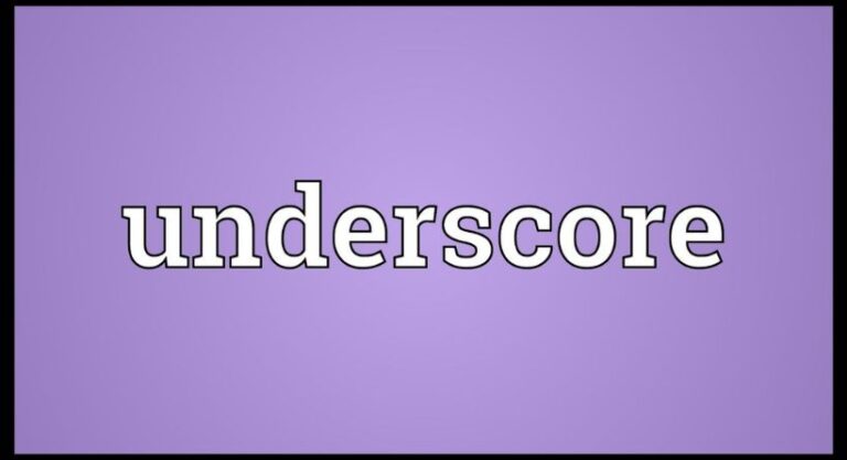 How to type the underscore symbol « _ » with the keyboard-Featured